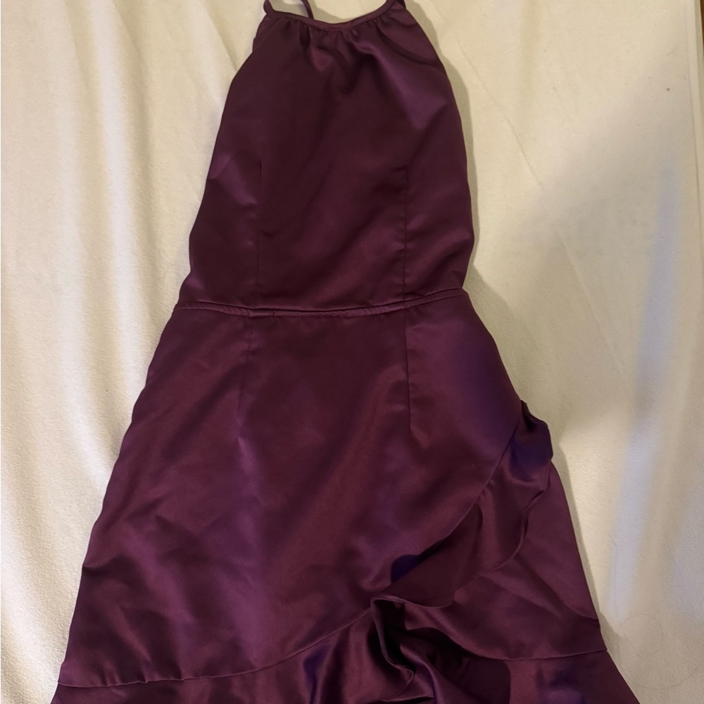 About Us (Revolve) Purple Halter Dress (XS)